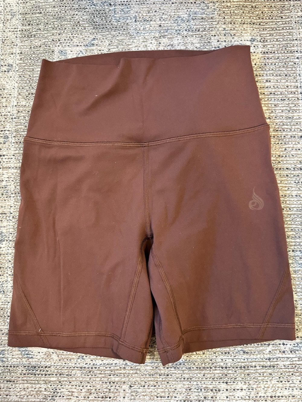 Ryderwear Women's High-Waist Brown Bike Shorts